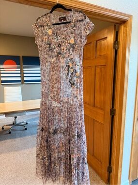 johnny was loran tiered maxi dress Johnny Was LORAN TIERED MAXI DRESS
